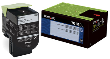 LEXMARK 701K 70C10K0 BLACK ORIGINAL OEM Toner Cartridge